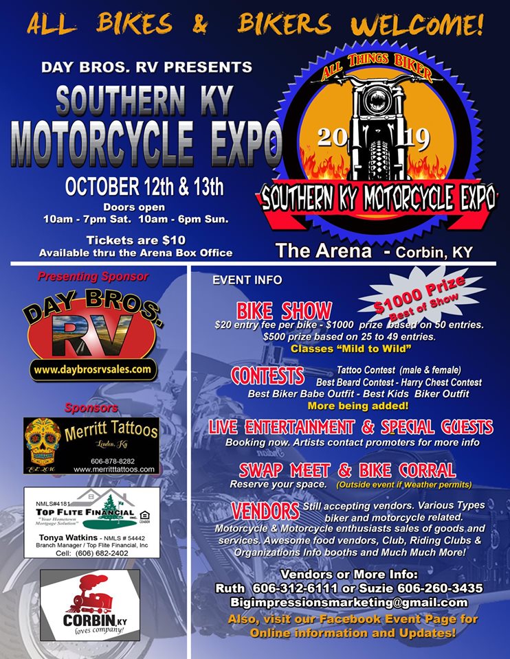 Southern KY Motorcycle Expo Corbin KY Tourism