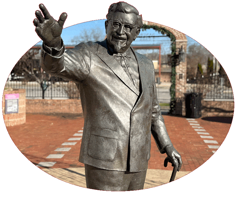 col-sanders-statue Statue of Col. Sanders
